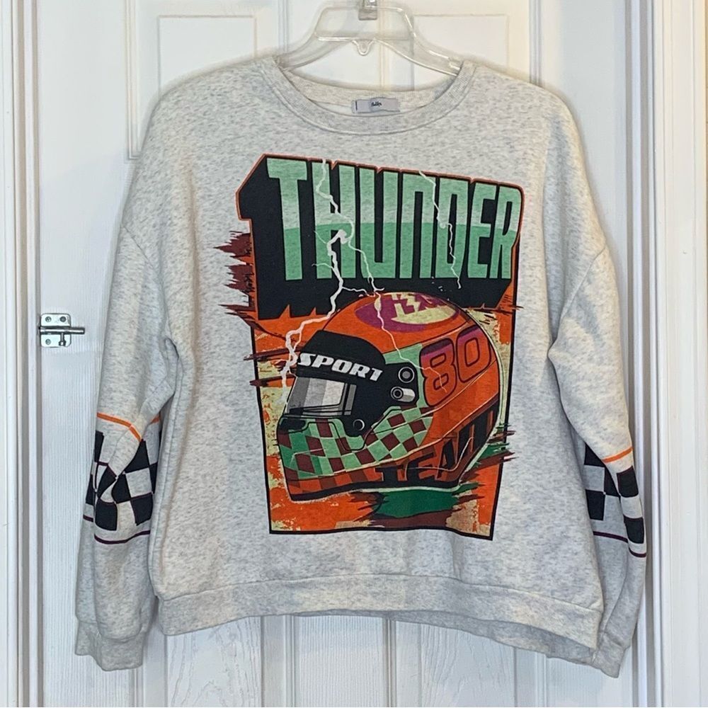 ADIKA Thunder Racing Crewneck Sweatshirt Size XL